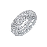 Inel lat tennis de argint 925